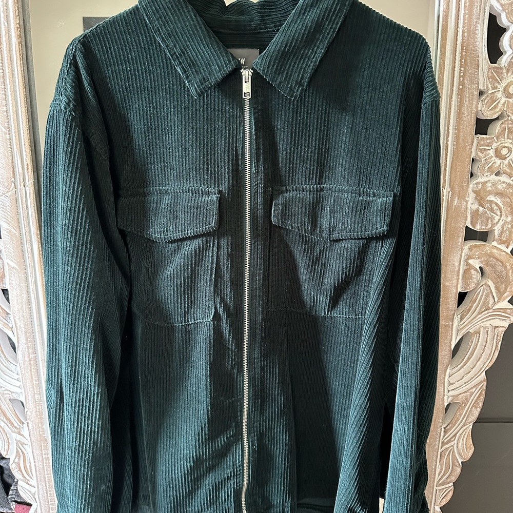 H&M Forest Green Corduroy Jacket